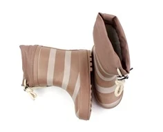 Wheat old rose stripe vintergummistøvle